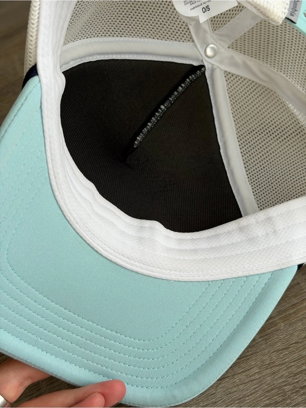 Columbia Women's Snap Back Truckers Hat Mountain Logo Snap Back Mesh Summer